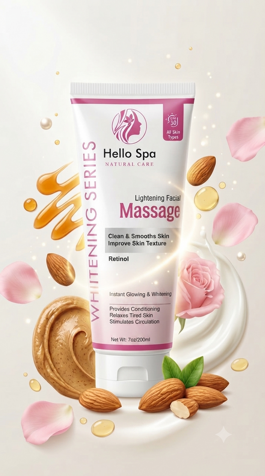Hello Spa Natural Care - Lightening Facial Massage (Whitening Series)
