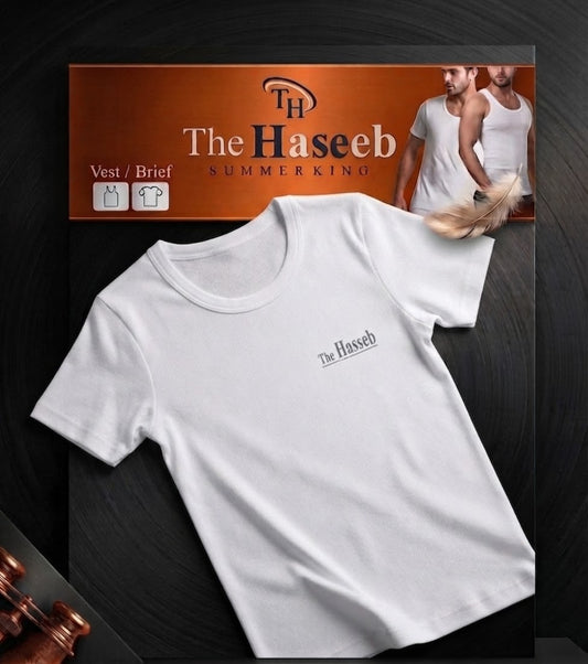 The Haseeb Half Sleeve Vest 100% Cotton
