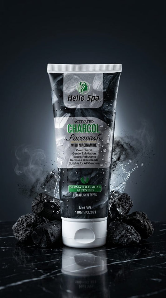 Hello Spa Charcol Activated Facewash