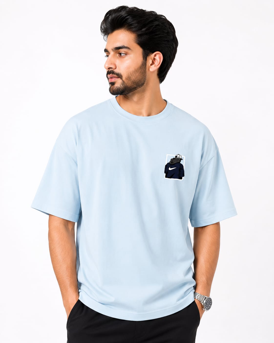 Gent's Drop-Shoulder Cotton T-Shirt