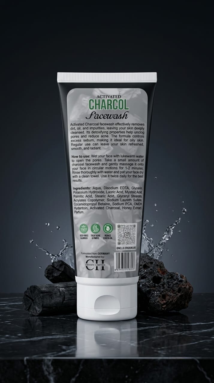 Hello Spa Charcol Activated Facewash