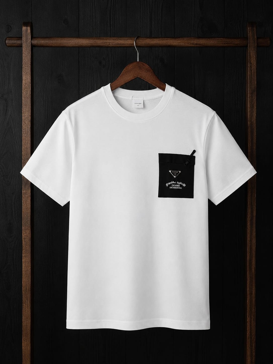 Gent's Oversized T-Shirt Cotton Color[WHITE,GREEN]