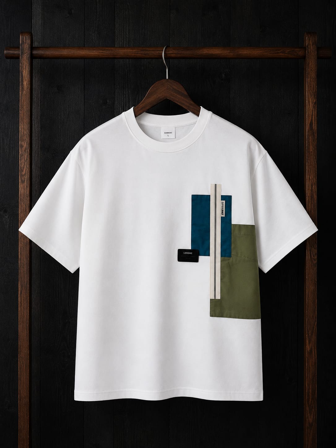 Gent's Oversized Cotton T-Shirts Color[White,Black,GREEN,Brown]