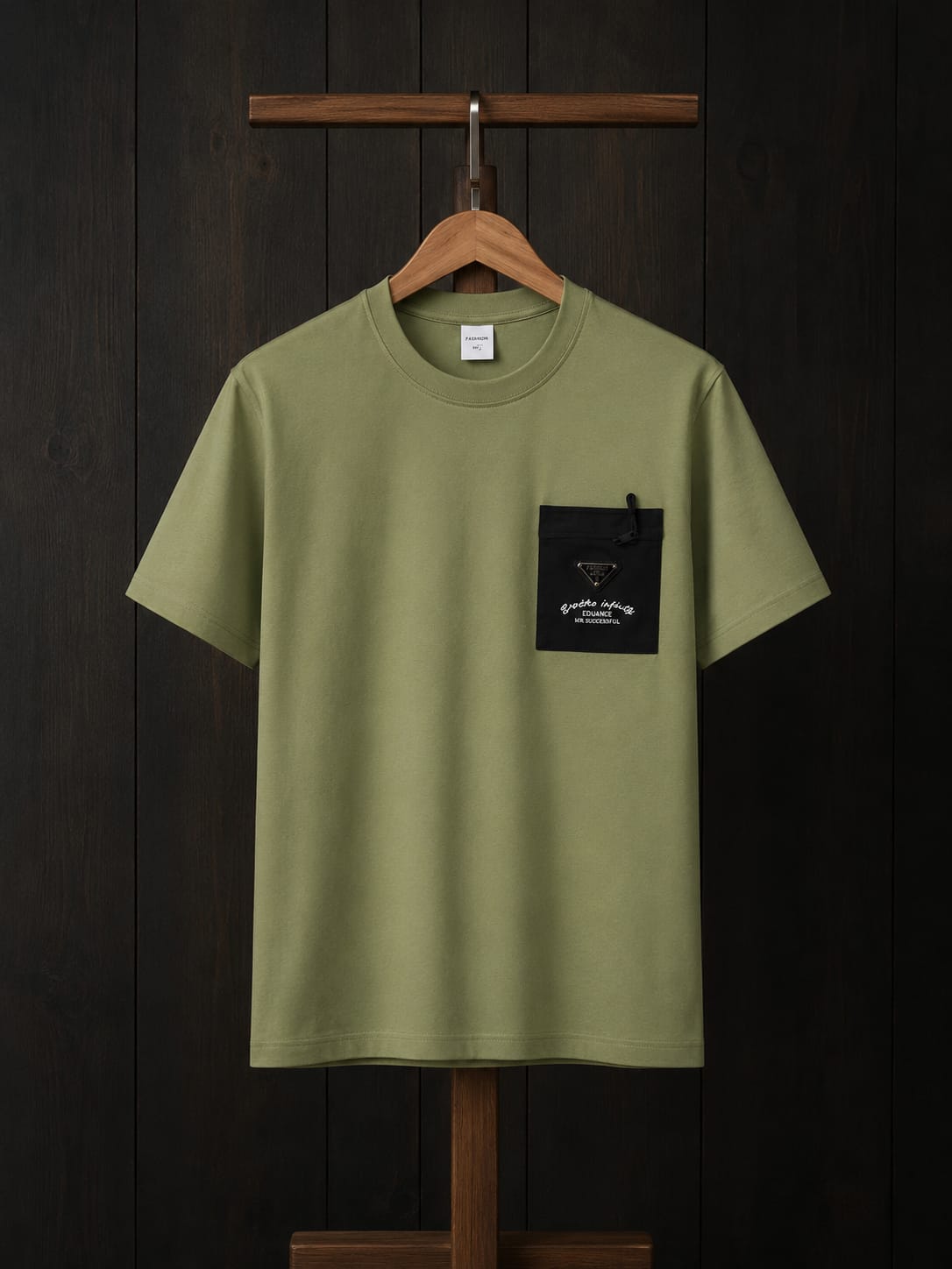 Gents Oversized Cotton T-Shirt Color[GREEN,WHITE]